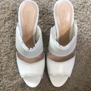 Schutz sandals as is no box ...used once